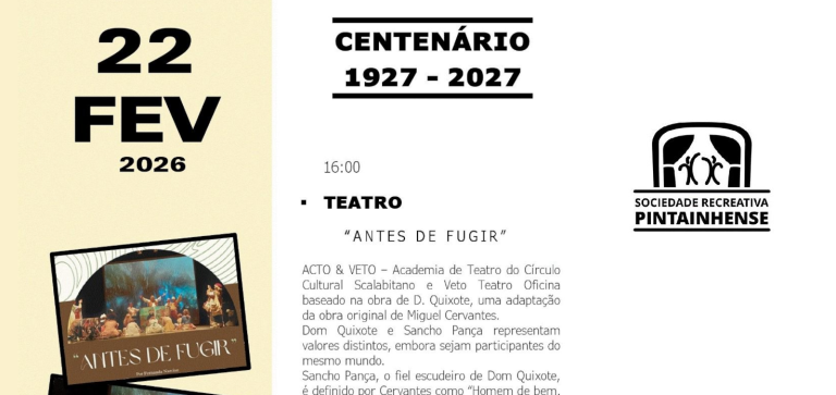 “ANTES DE FUGIR” NOS PINTAINHOS